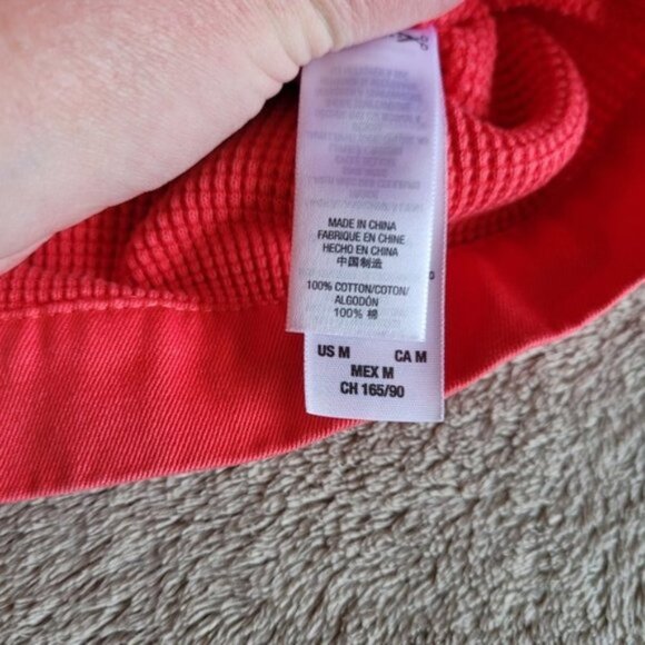 Juicy Couture coral waffle knit hoodie size medium - Picture 12 of 15